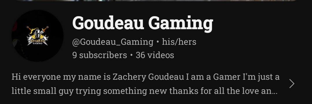 Goudeau_Gaming's profile banner image