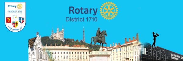 Rotary District 1710 Lyon Région banner