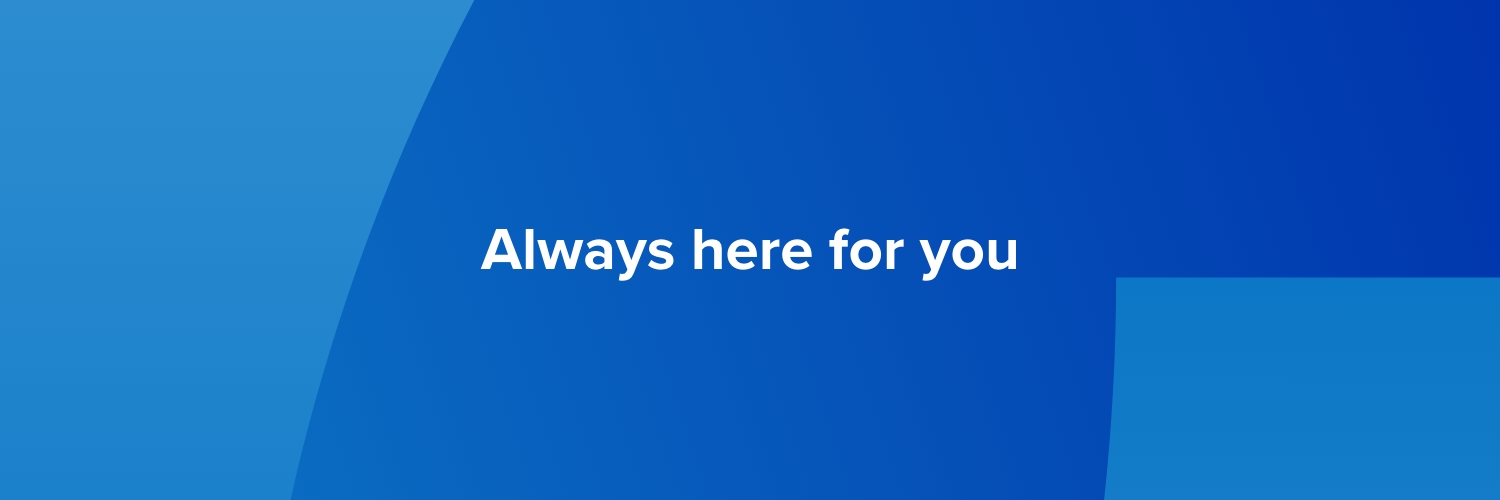 SMS - Always here for you banner