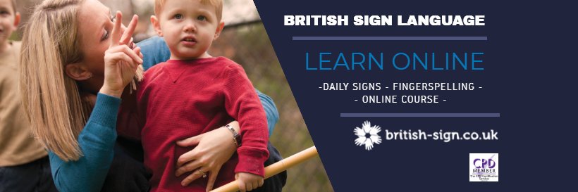 British Sign Language banner