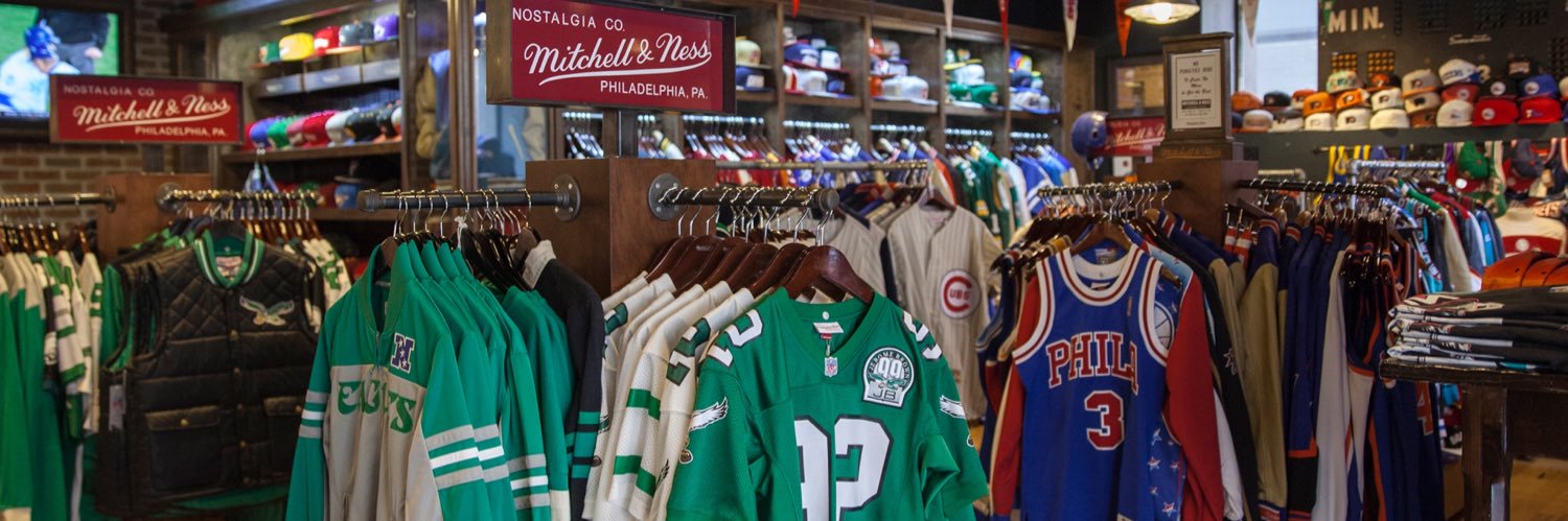 Mitchell & Ness's banner