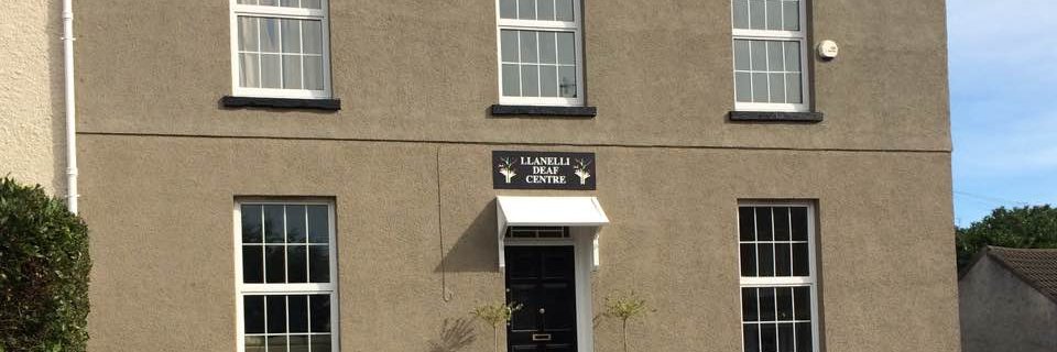 Llanelli Deaf Club banner