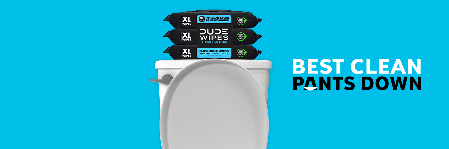 DUDE Wipes banner