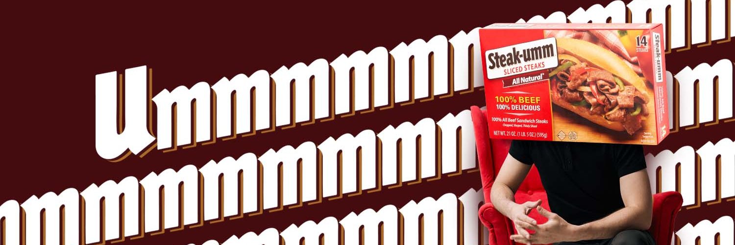 Steak-umm's banner
