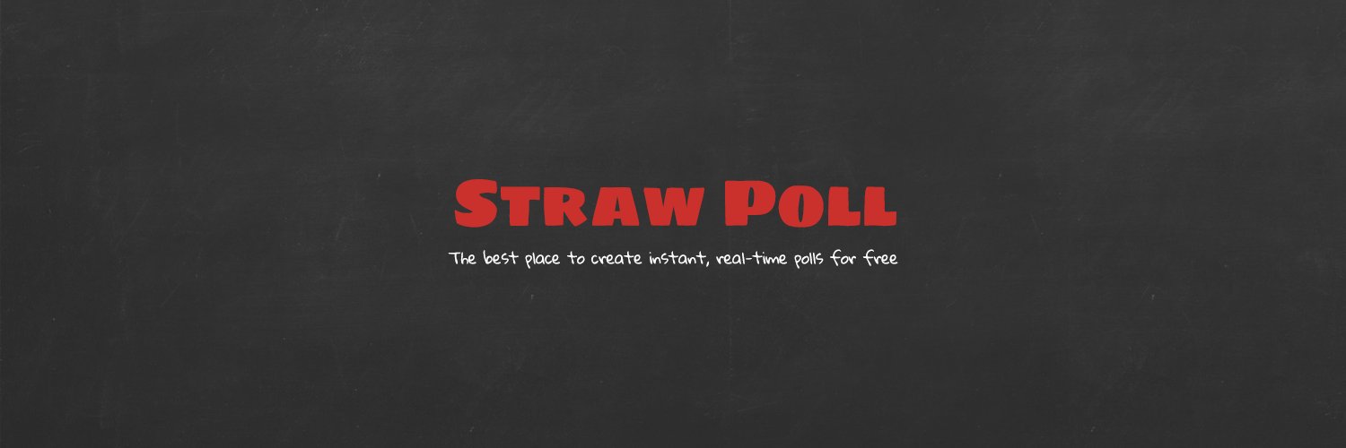 Straw Poll banner