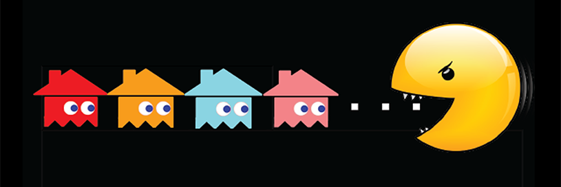 The rent eats first banner