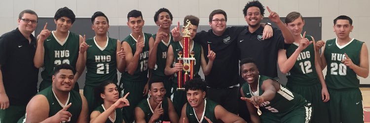 Hug Boys Basketball banner