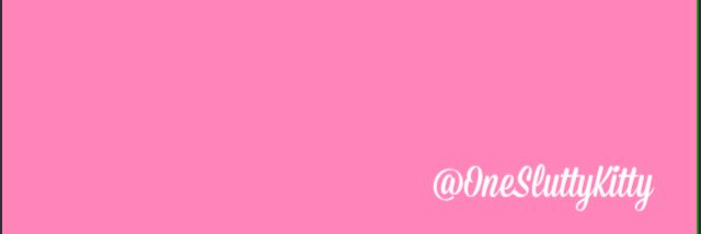 OneSluttyKitty's profile banner image
