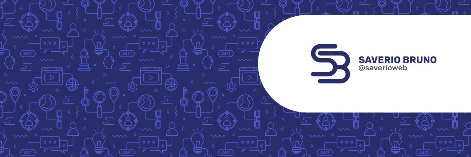 saverioweb's profile banner image