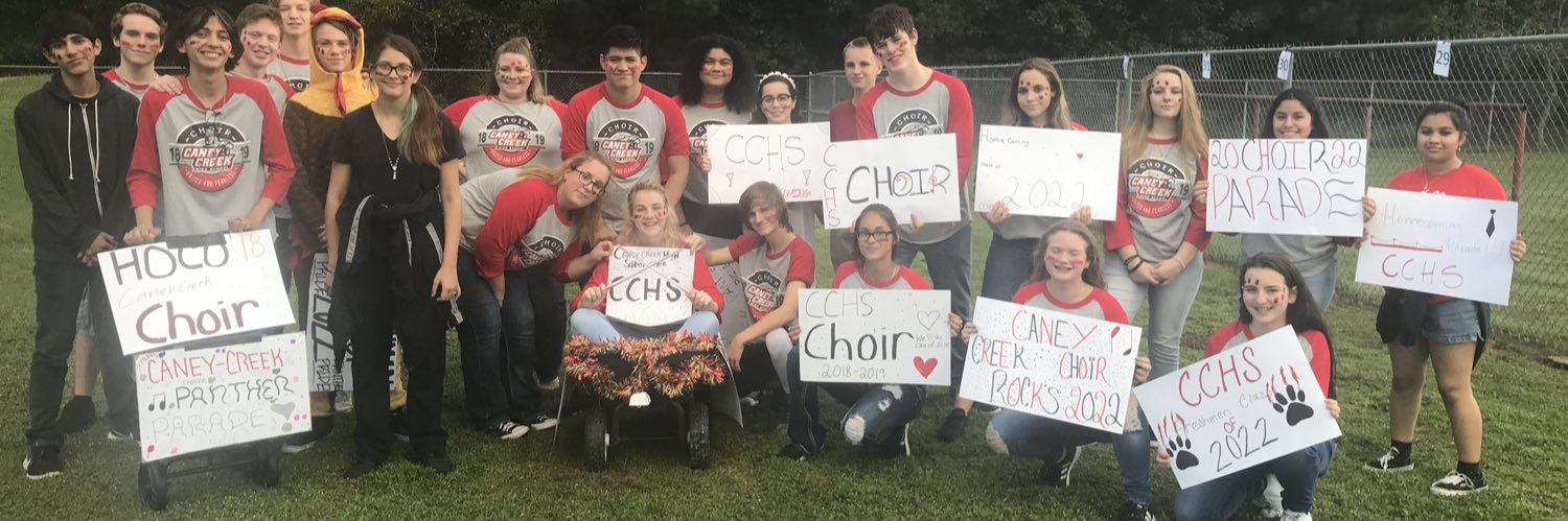 Caney Creek HS Choir banner