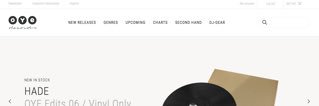 OYE Record Store banner