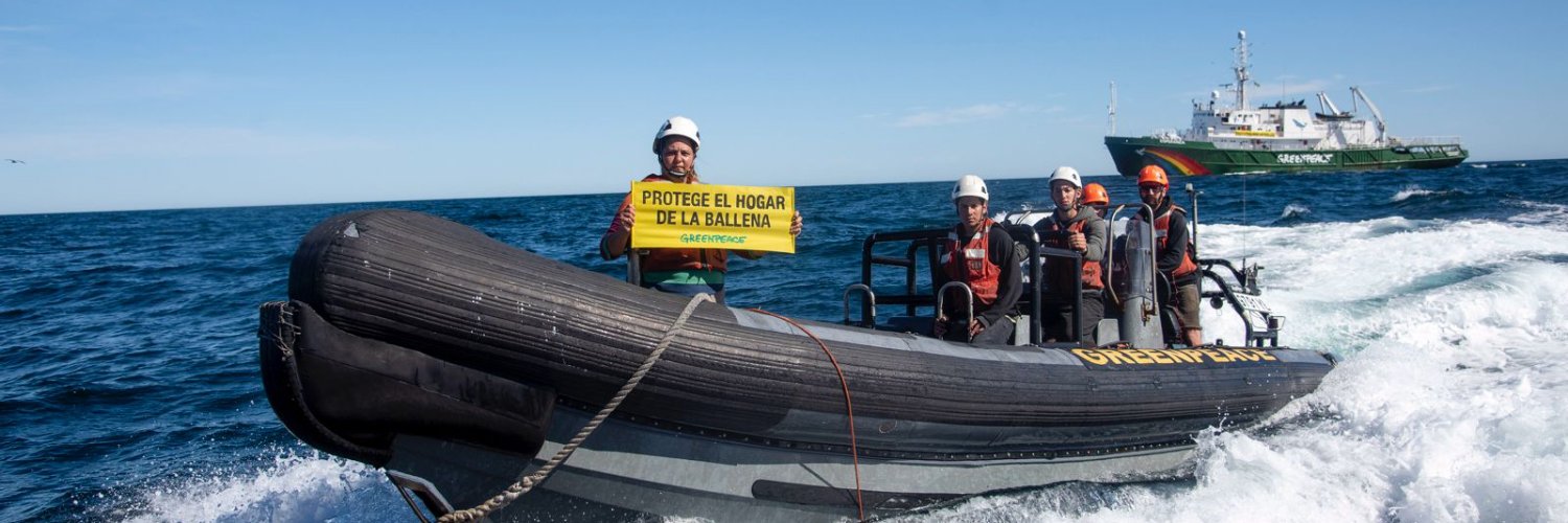 Greenpeace Colombia banner