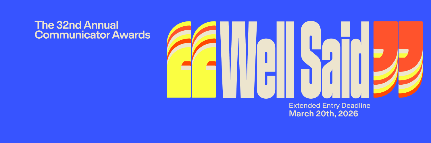 Communicator Awards banner