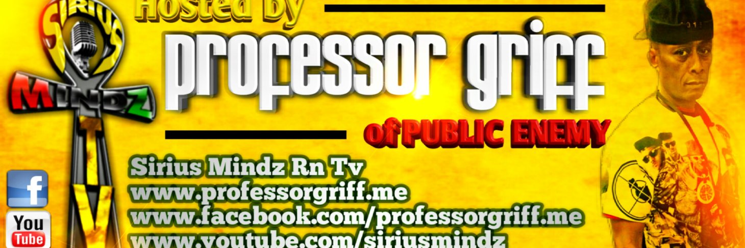 Professor Griff's banner