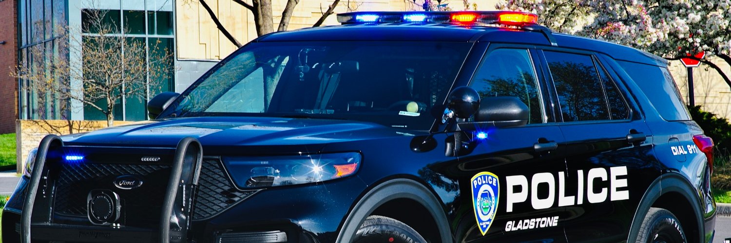 Gladstone MO Police banner