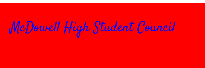 MHS Student Council banner