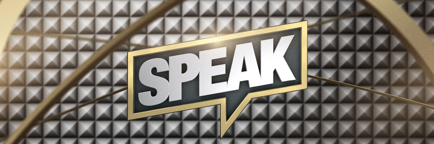 Speak's banner