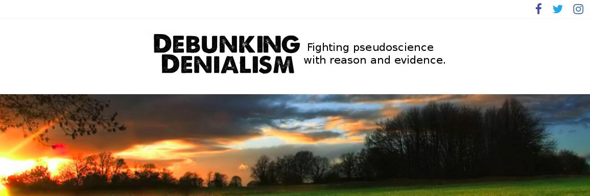 Debunking Denialism banner