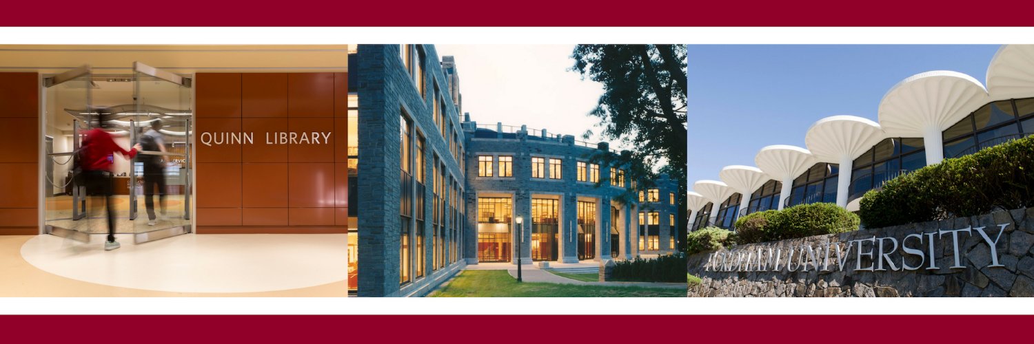 Fordham University Libraries banner