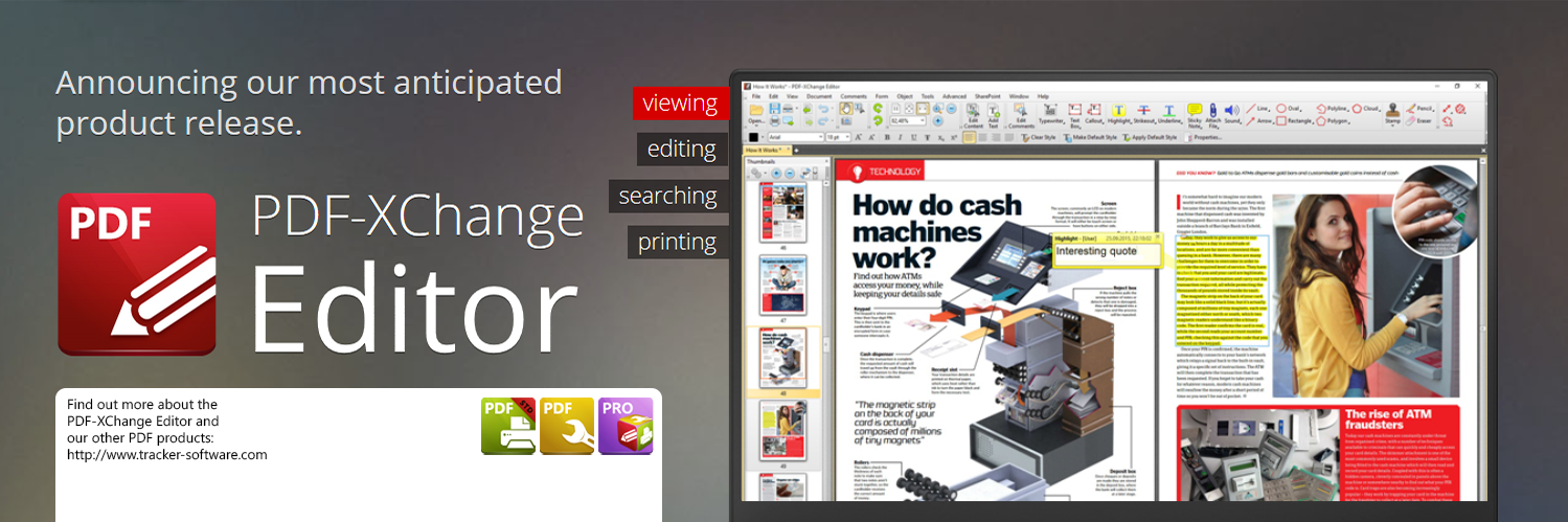 PDF-XChange Editor banner