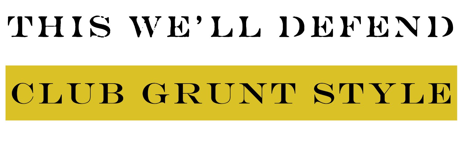 Club Grunt Style banner