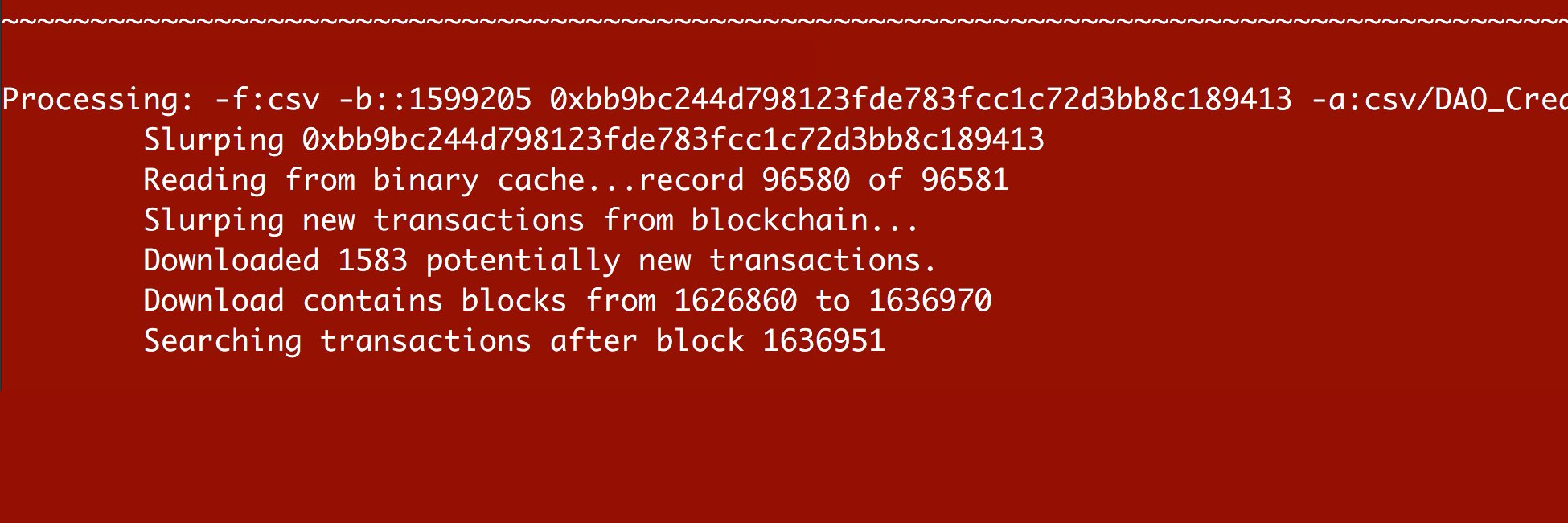TrueBlocks, LLC 🌱 banner