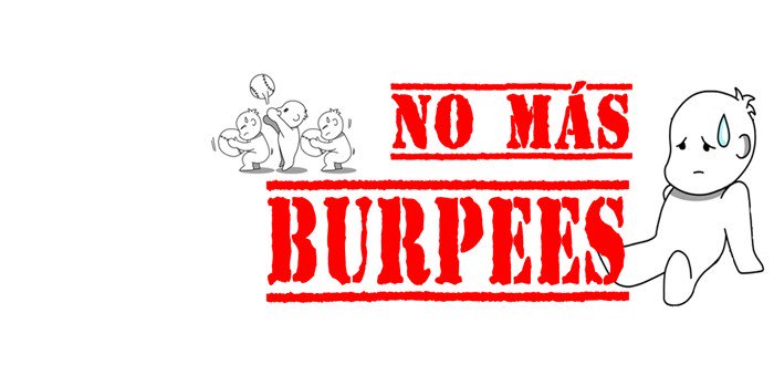 No Más Burpees banner