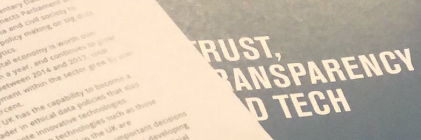 All-Party Parliamentary Group on Data Analytics banner