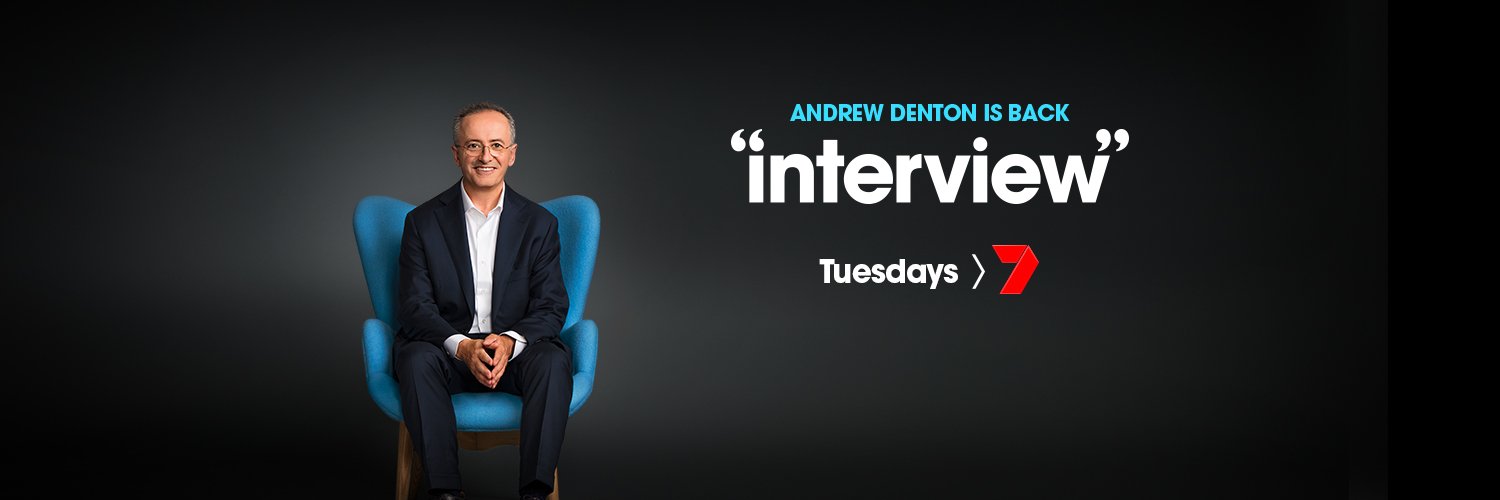 Andrew Denton's "Interview" banner