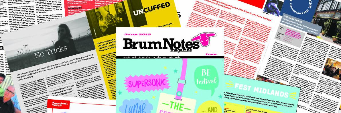 Brum Notes Magazine banner