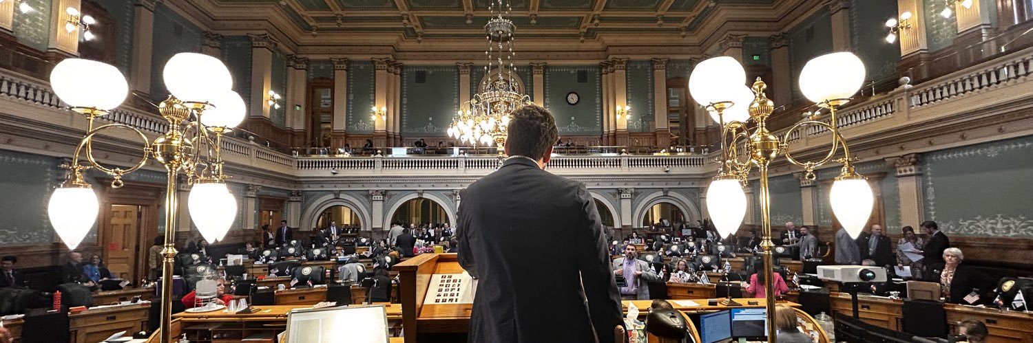 Rep. Javier Mabrey's banner