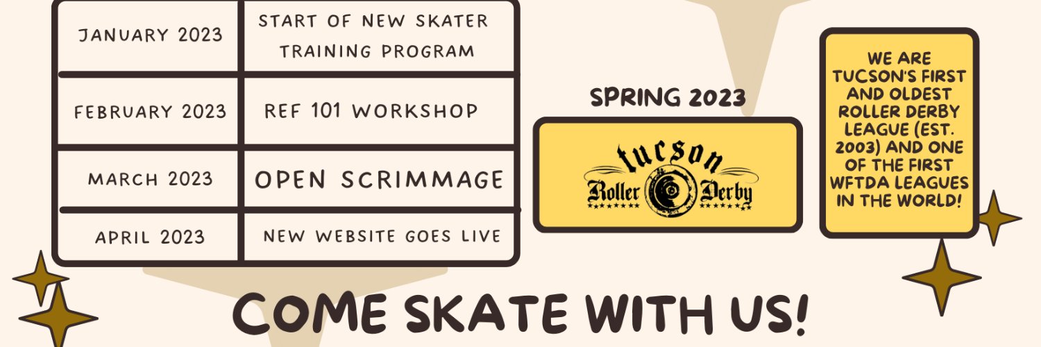 Tucson Roller Derby banner