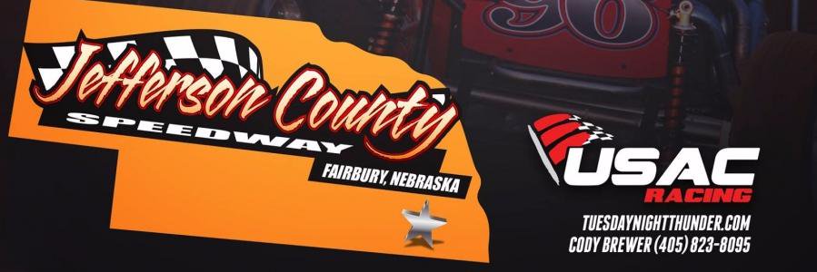 Jefferson Co Speedway-USAC Midgets July 9-11, 2026 banner