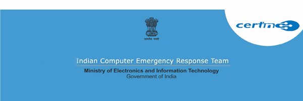 IndianCERT Profile Banner