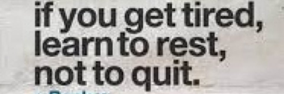 Never Give Up! banner