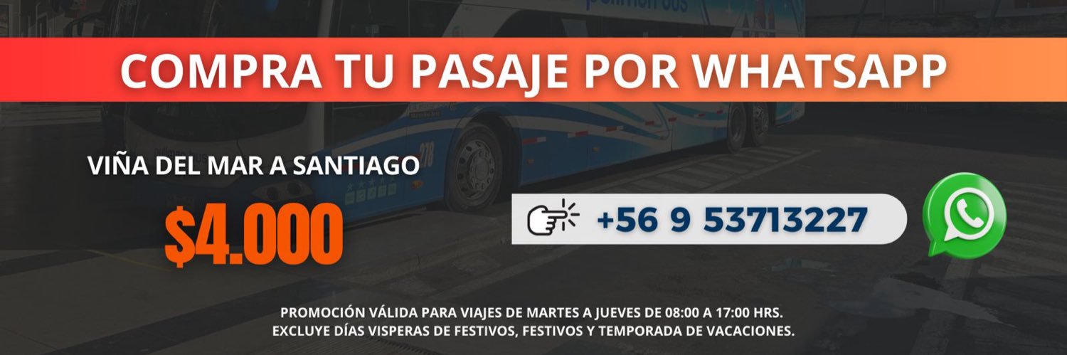 Pullman Bus Agencia Viña del Mar banner