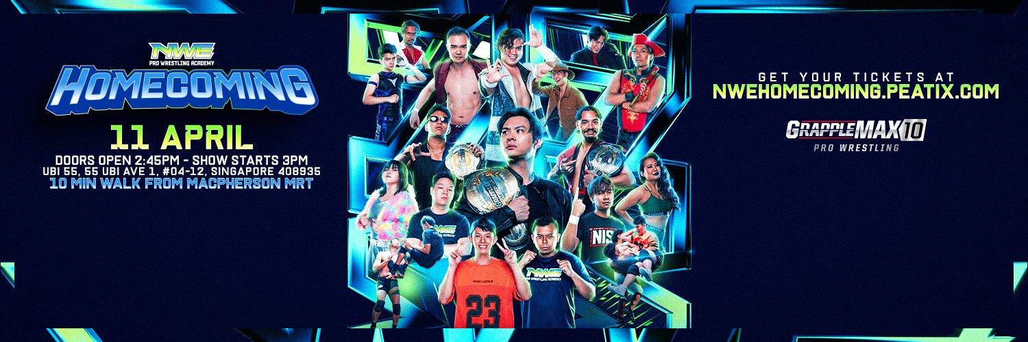 Grapplemax Pro Wrestling Singapore banner