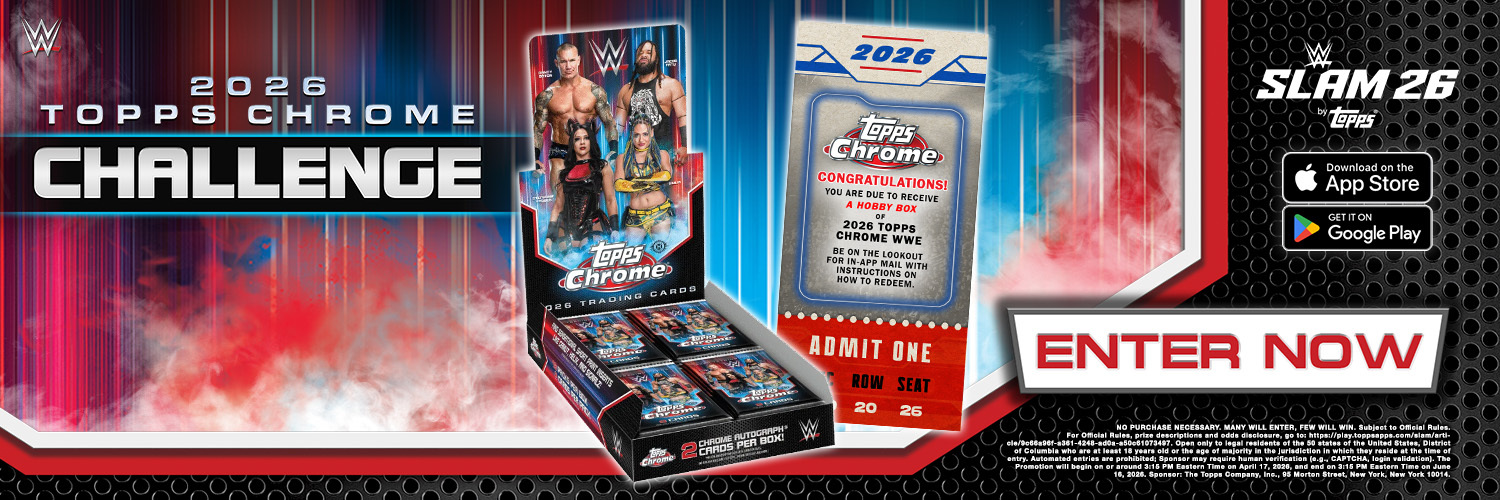 WWE SLAM by Topps® banner