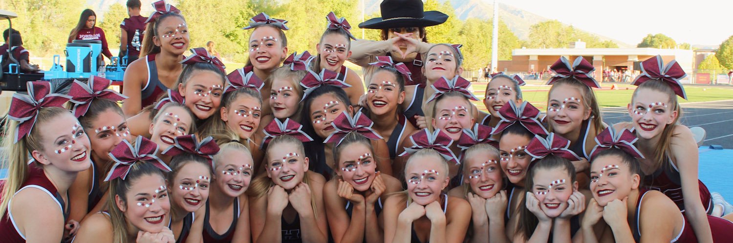 Jordan High Cheer banner