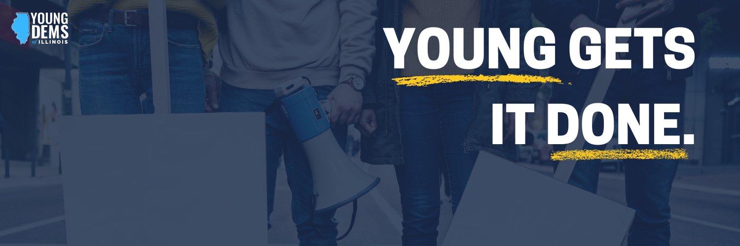 Young Dems of Illinois banner