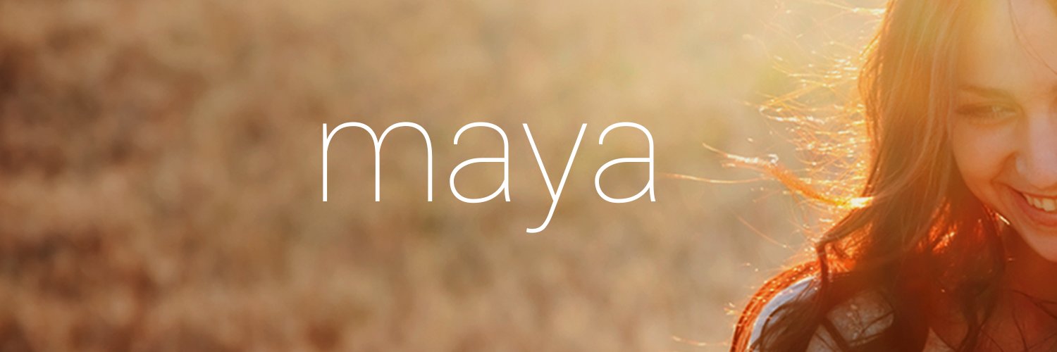 Maya The App banner
