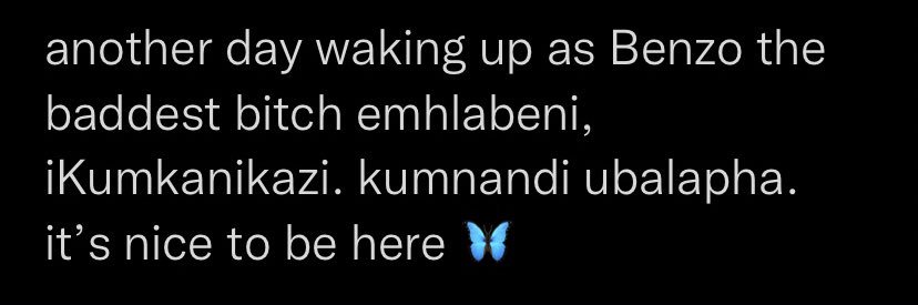 BENZO THEE KUMKANIKAZI banner