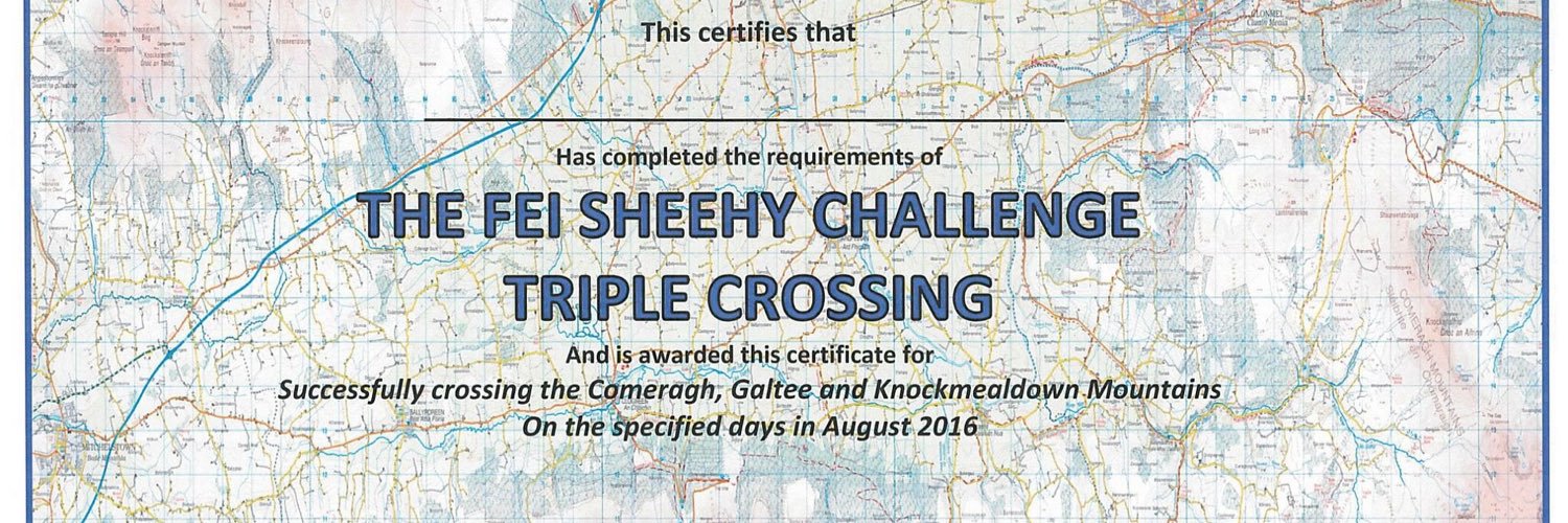 Fei Sheehy Hillwalking Challenge banner