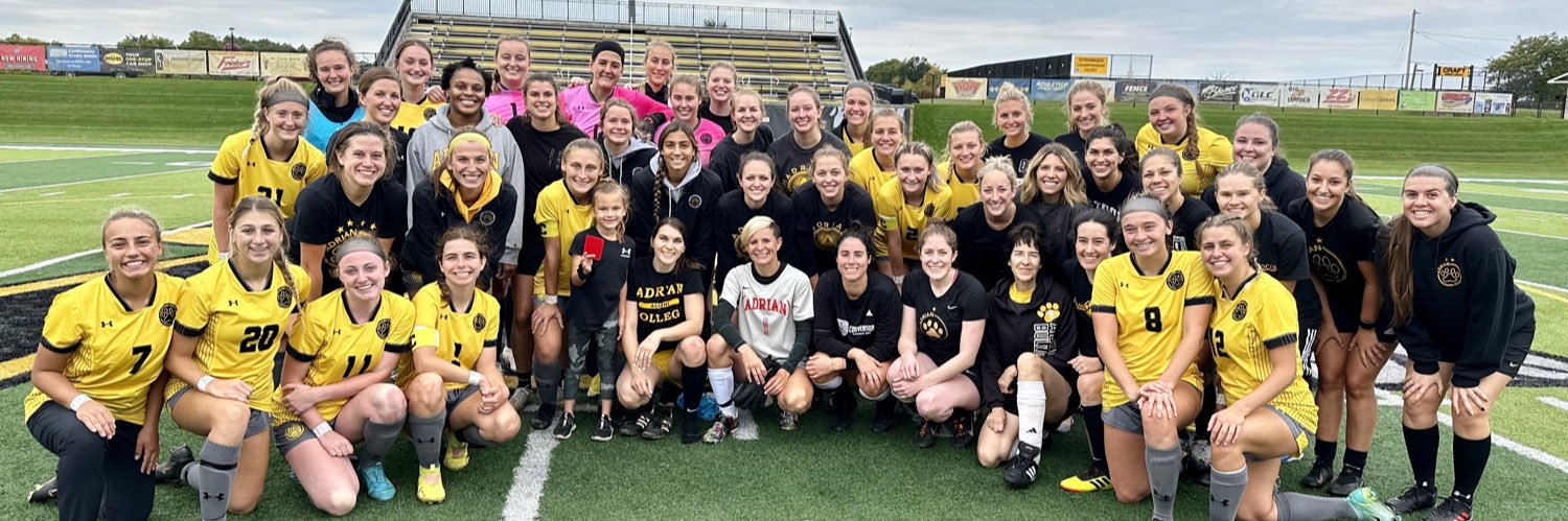 Adrian College Women's Soccer banner