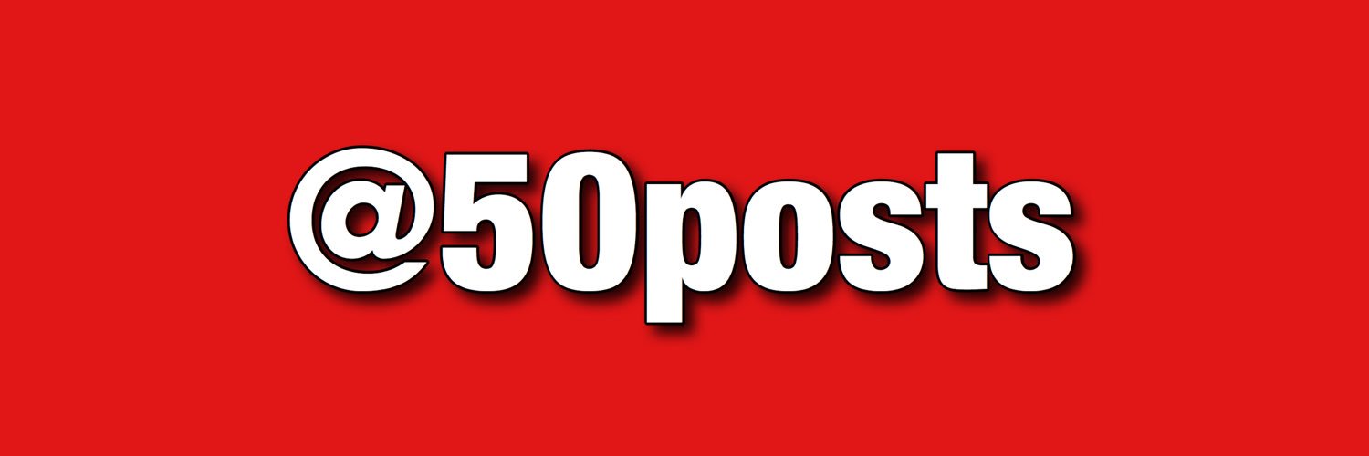 50posts's profile banner image