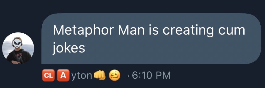 metaphor man's banner
