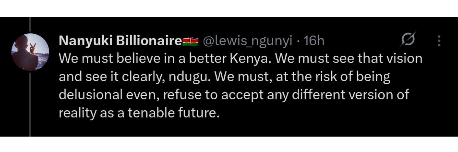 Nanyuki Billionaire🇰🇪's banner