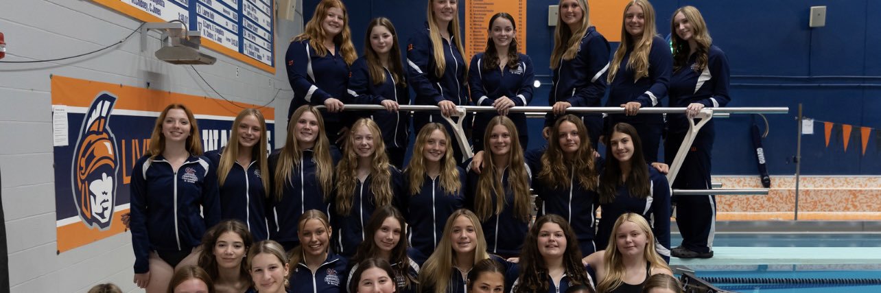 Liverpool Girls Swimming & Diving Team banner