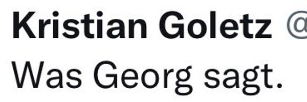 georgbloch Profile Banner