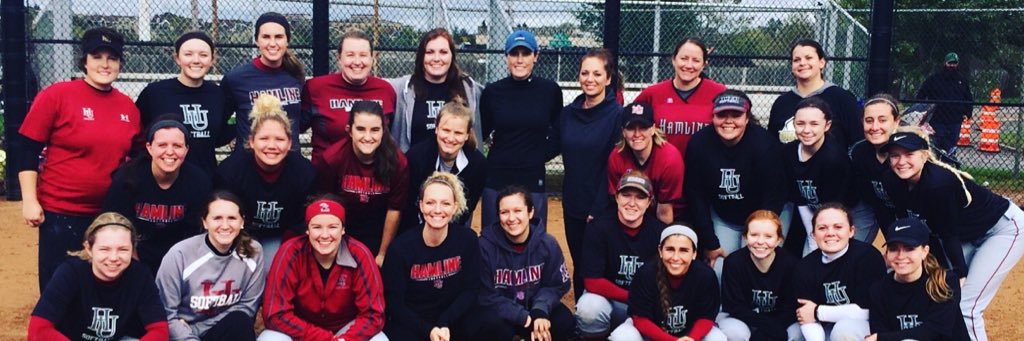 Hamline Softball banner